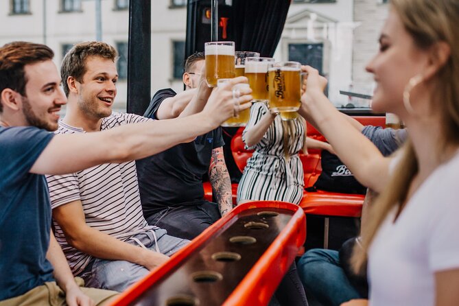 Adults-only Prague Beer Bus Tour - Letná viewpoint: quick photos, relaxed pacing, and a gear shift