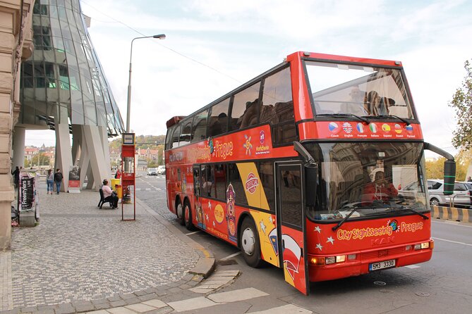 City Sightseeing Prague Hop-On Hop-Off Bus Tour & optional Boat Tour - Red Line stops: Main Train Station to castle access and Petrin views