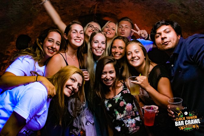 Clock Tower Bar Crawl ending at Prague's BIGGEST rooftop CLUB - How the 8:30 pm crawl keeps the night moving