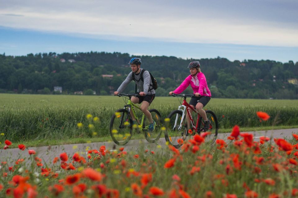 E-Bike Full-Day Trip From Prague:The Mighty Karlstejn Castle - Castle time: best of outside views, with optional interior access