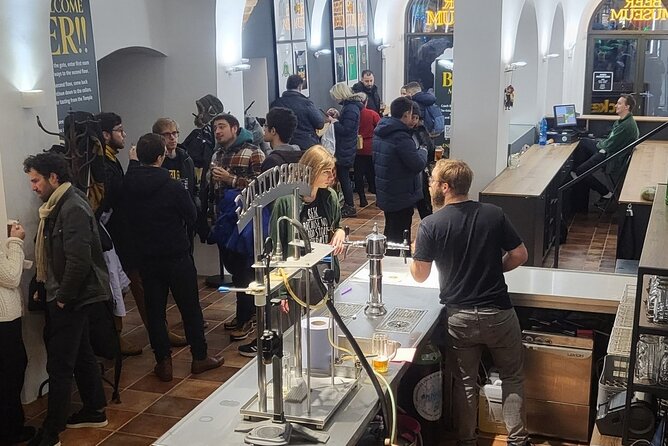 Enjoy 3 beers in Czech Beer Museum - Prague’s Czech Beer Museum: a small stop with big beer energy