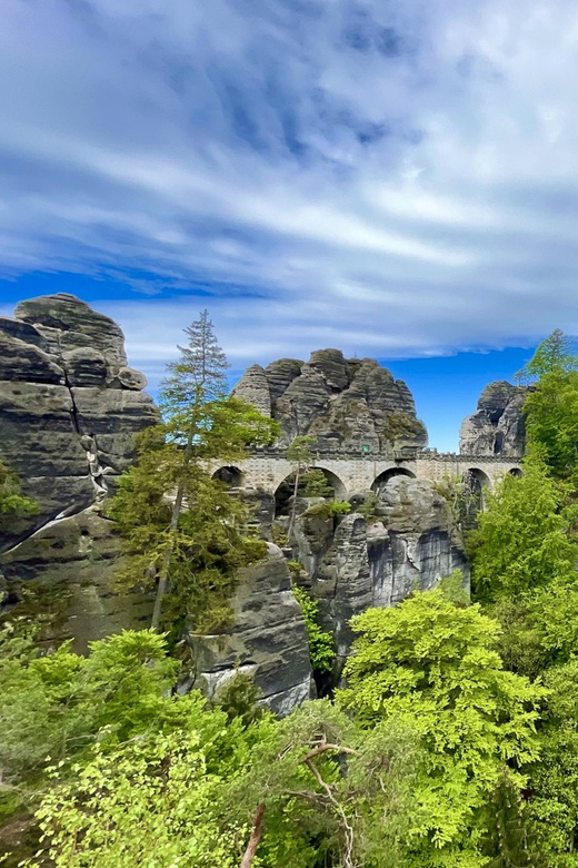 From Prague: Bohemian and Saxon Switzerland Full-Day Tour - Tisa Walls and Narnia filming locations: rock shapes with a story
