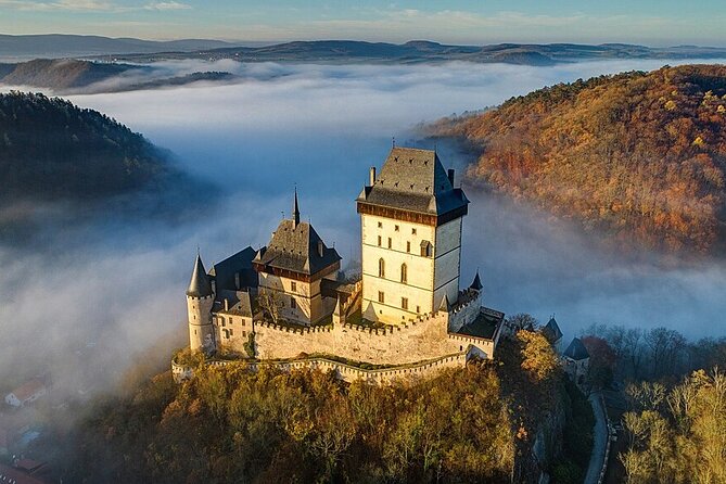 From Prague: Small-Group Karlstejn Castle & Koneprusy Caves Trip - Lom Velká Amerika: The Czech Grand Canyon Viewpoint