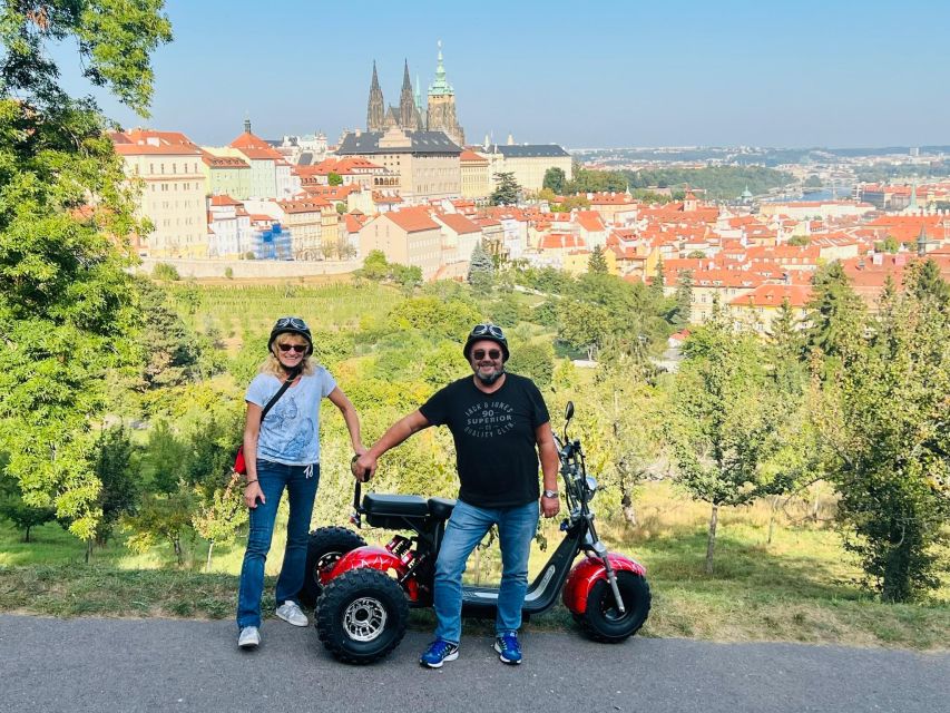Grand City Tour on Electric Trike in Prague - Live Guided - Key points you’ll feel right away