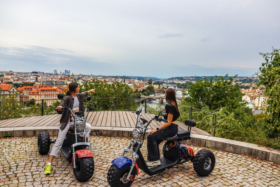 Grand City Tour on Electric Trike in Prague - Live Guided - Comfort and practicalities: cobblestones, cold, and what to bring