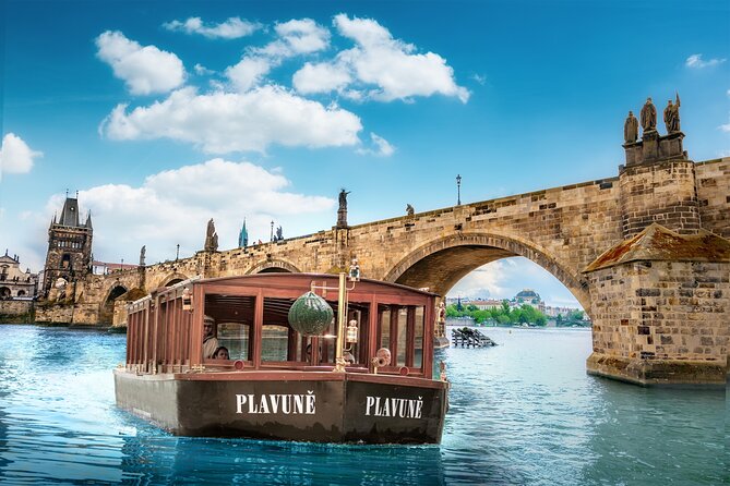 One Day See-it-All Prague Tour & River Boat Cruise with PragueWay - Devil’s Channel boat cruise: a sit-down break with commentary