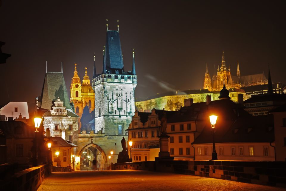 Panoramic Views of Prague Evening Walking Tour - The Old Town Bridge Tower: A View Over Prague’s Towers