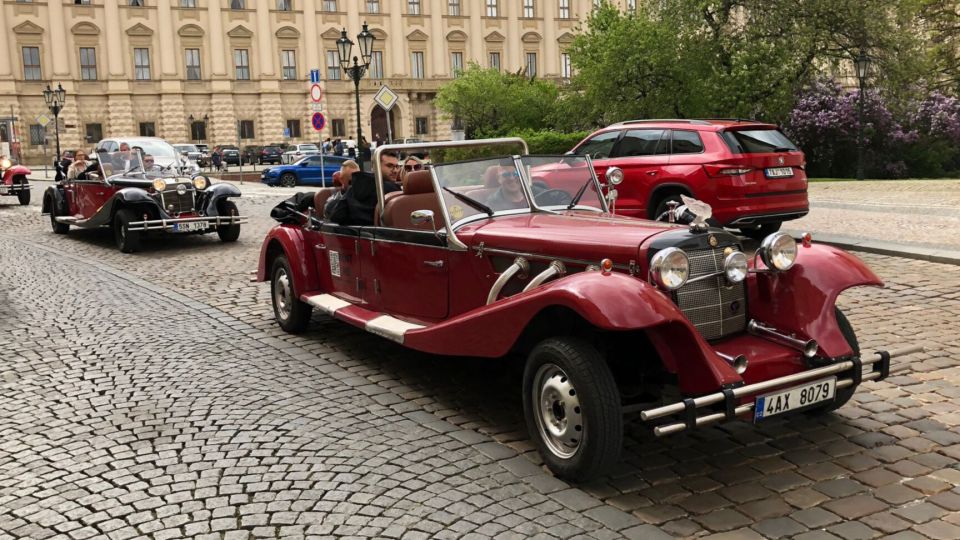 Prague: 1-Hour Private Tour in Vintage Car - Kinsky Palace, Schwarzenberg Palace, and the view-to-history connection
