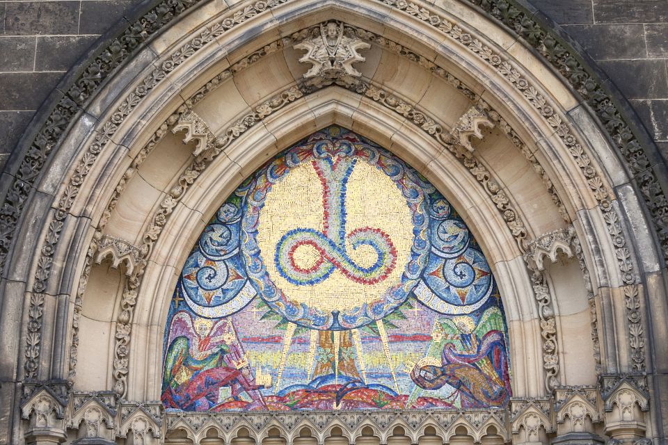Prague: 2.5-Hour Vyšehrad Castle with Gorlice & Tickets - Inside Saints Peter and Paul: neo-Gothic + Art Nouveau