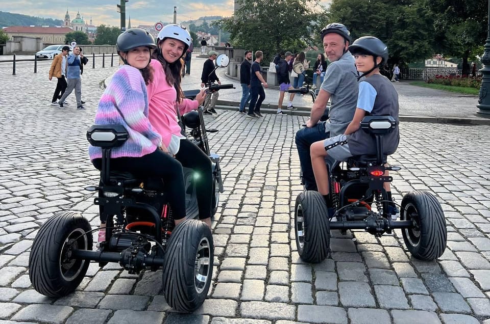 Prague: 2 hours FUN TRIKE tour in Prague with guide - The local-park viewpoint stop: where the city opens up