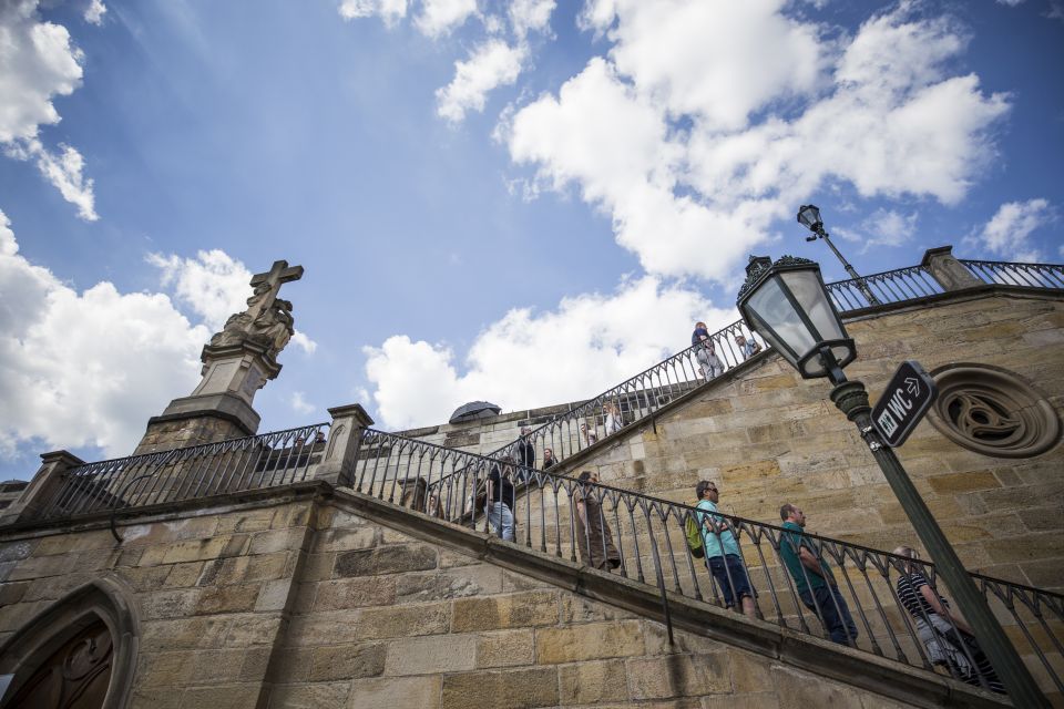 Prague: 3–Hour Castle Grounds Walking Tour and River Cruise - Tram up to Castle Hill: saving your legs for the viewpoints