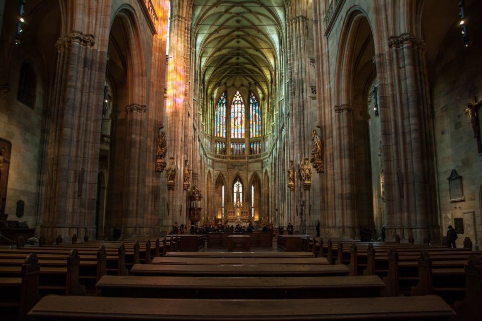Prague: 3-Hour Old Town and Prague Castle Tour in German - Tram uphill to Prague Castle: saving your energy for the viewpoints