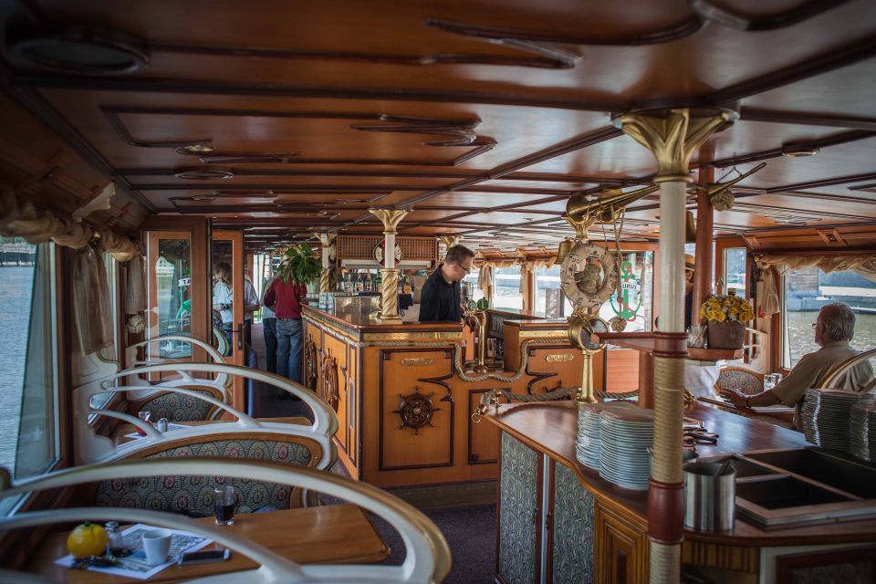 Prague: Afternoon Beer Cruise with Drinks Included - Inside comfort vs. top-deck photos