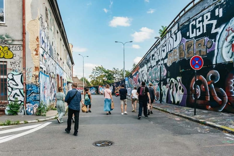 Prague: Alternative Prague Walking Tour - The Once-Hip Factory Space: Design, Murals, and Even a Small Gin Distillery