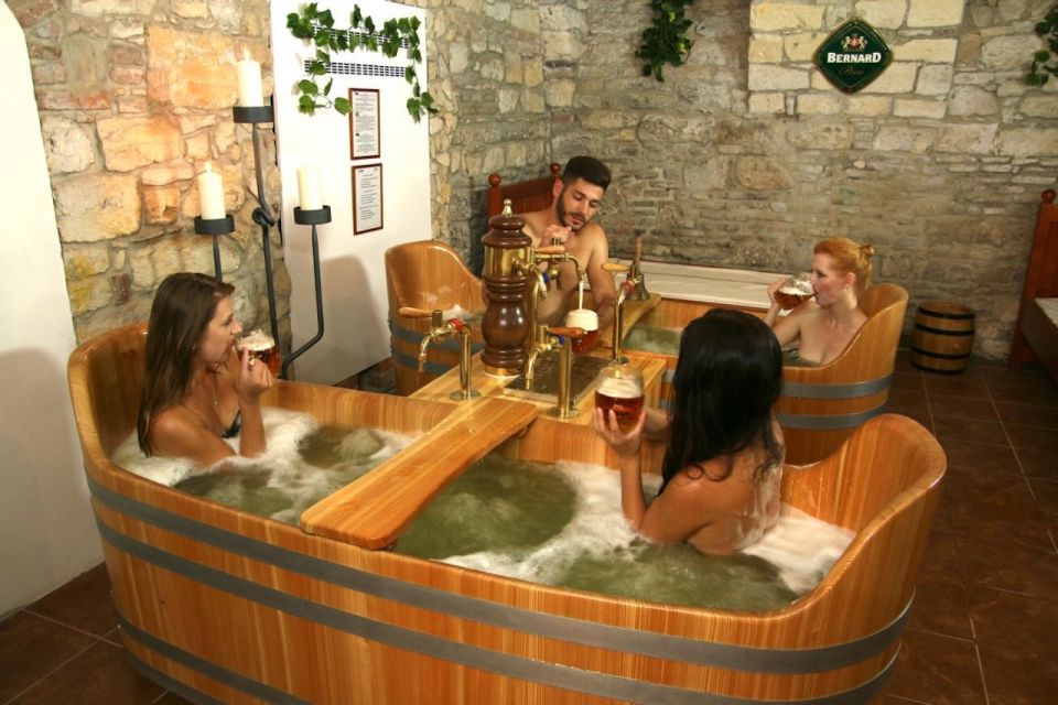 Prague: Bernard Beer Spa with Beer and Massage Option - Key things to know before you go
