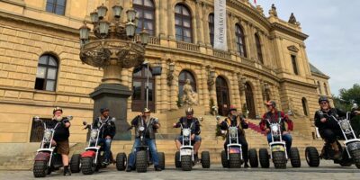 Prague: City Highlights Guided Electric Trike Tour - Getting Ready at Prague On Segway: Helmet, Test Ride, and Coffee