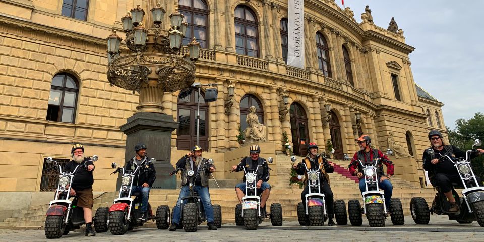 Prague: City Highlights Guided Electric Trike Tour - Getting Ready at Prague On Segway: Helmet, Test Ride, and Coffee