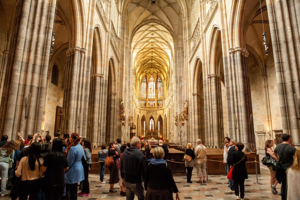 Prague City Tour with Vltava River Cruise - Prague Castle area walking: Charles Bridge, Klementinum, and Old Town Square