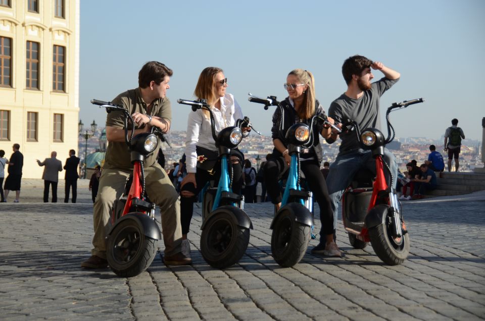 Prague: E-Bike/E-Scooter Viewpoint Tour - The Prague Castle complex break: reset your energy, then keep going