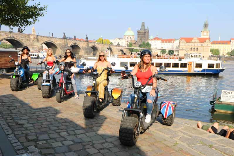 Prague: Electric Trike Viewpoints Tour - John Lennon Wall to Charles Bridge: Pop Art to Medieval Stone