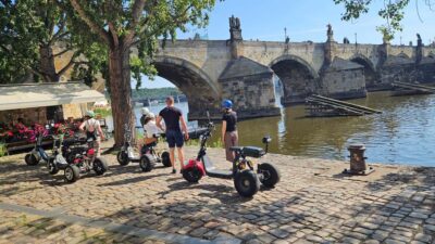 Prague: Electric Trike Viewpoints Tour - Your Safety Training and First Minutes at the Embassy of Japan