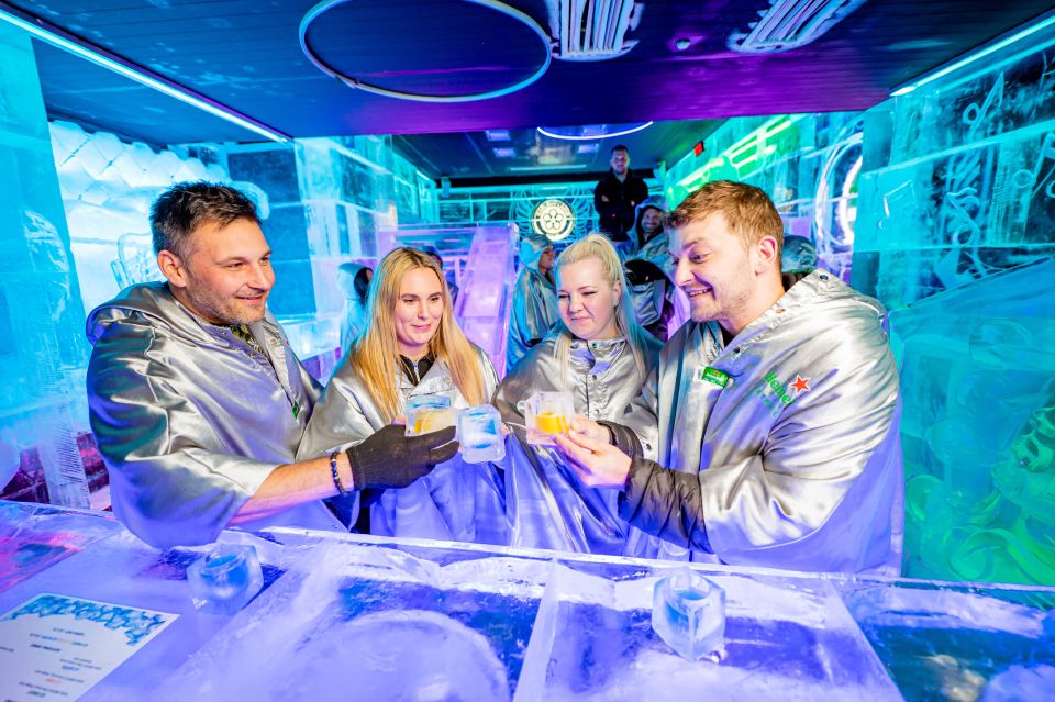 Prague: Entry ticket to Ice Pub Prague with Nightclub Option - Optional extra: the robotic bar upstairs (if you have time)