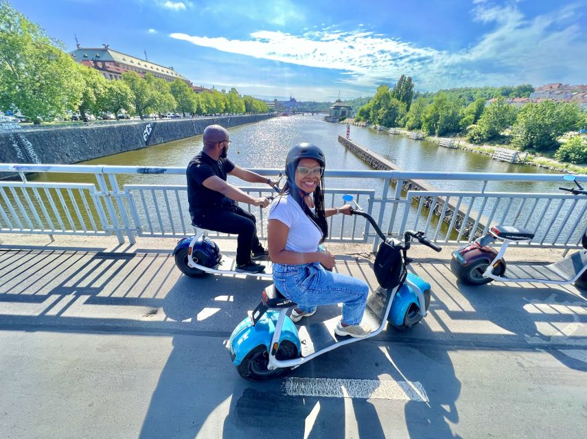 Prague: Fat Tire E-Scooter Guided Tour - Charles Bridge to Devil’s Channel: getting your bearings in minutes