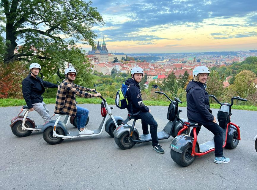 Prague: Fat Tire E-Scooter Guided Tour - Old Town Square to Letná: the shift from crowds to views
