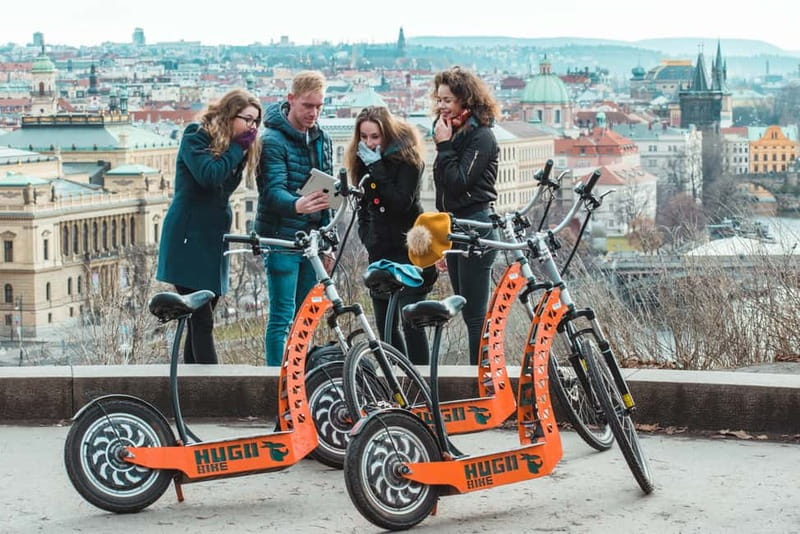 Prague: Fat Tire or Regular Scooter Tour with A Local Guide - Key highlights you’ll care about