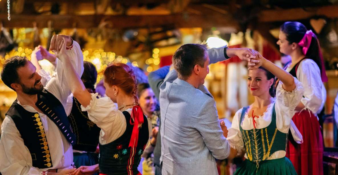 Prague: Folkloric Dinner Show with Unlimited Drinks - Main-Dish Menus: Trout, Duck, Pork Knuckle, and the Veg Choice