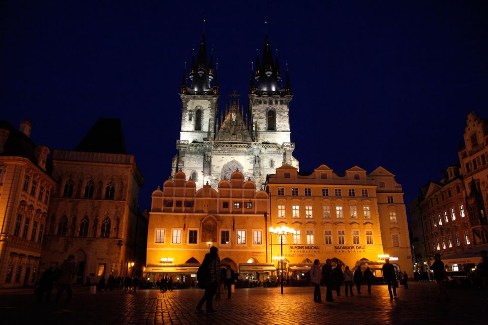 Prague: Ghosts and Legends of the Old Town Evening Tour - Entering Prague’s darker Old Town after sunset