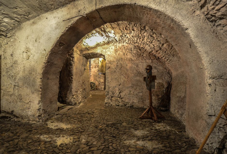 Prague: Ghosts, Legends, Medieval Underground & Dungeon Tour - Price and value: $31 for two underground entries and a costumed guide