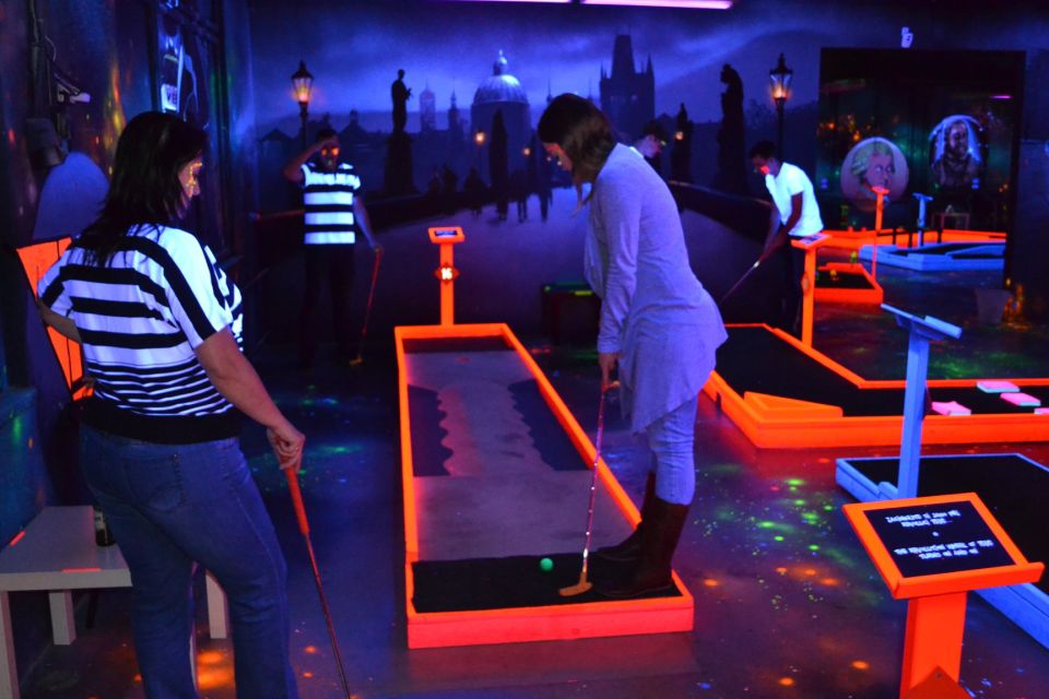 Prague: Glow Golf Mini Golf Game by UV Light - Should You Book This UV Mini Golf in Prague?