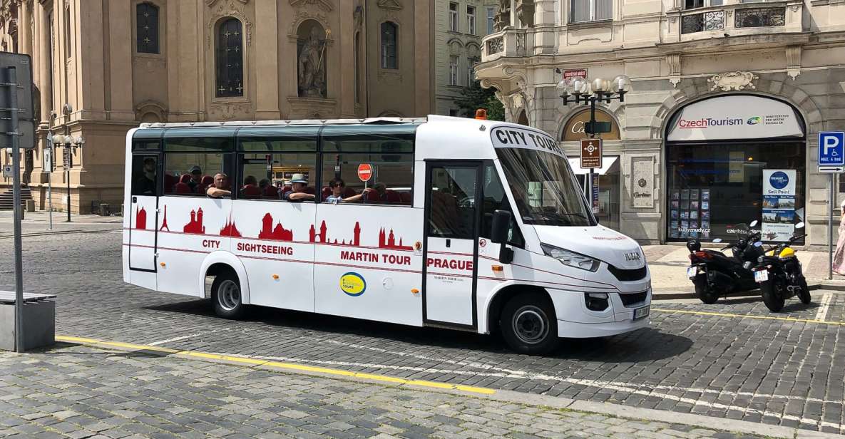 Prague: Historic City Center Bus Tour with Top Sights - Prague Castle district: 30–40 minutes for landmarks and the big view