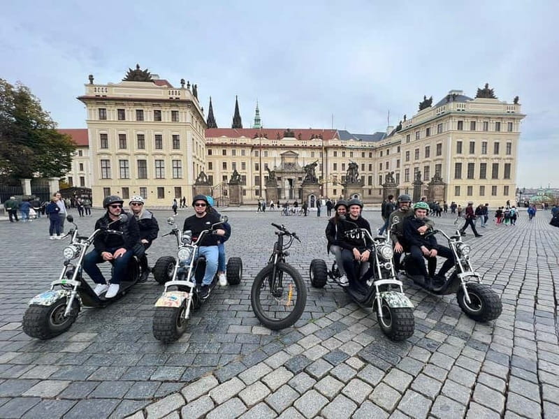 Prague: Panoramic Viewpoints Guided Electric Tricycle Tour - Weather and timing: planning for rain without losing the day