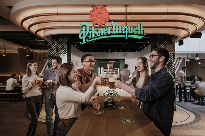 Prague Pilsner Urquell Experience with 3 Free Beer Tastings - The 360° Game Hall: A Fun Break That Actually Helps You Remember