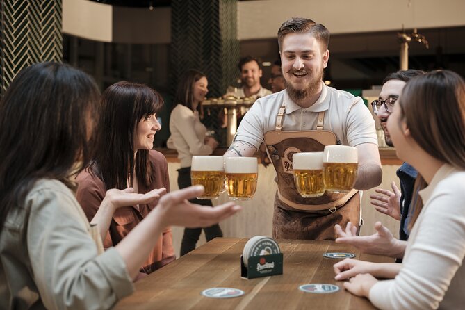 Prague Pilsner Urquell Experience with 3 Free Beer Tastings - Souvenirs at the End: Personalized Beer Mugs and Shop Pricing