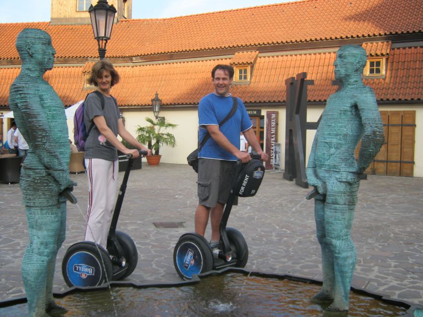Prague: Segway Sightseeing Live-Guided Tour - Getting on a Segway in Prague: helmets, training, and getting your balance fast