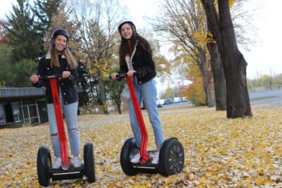 Prague Segway Tour with Oldest Monasteries and Free Taxi - Practice run, helmet, and what the guides focus on