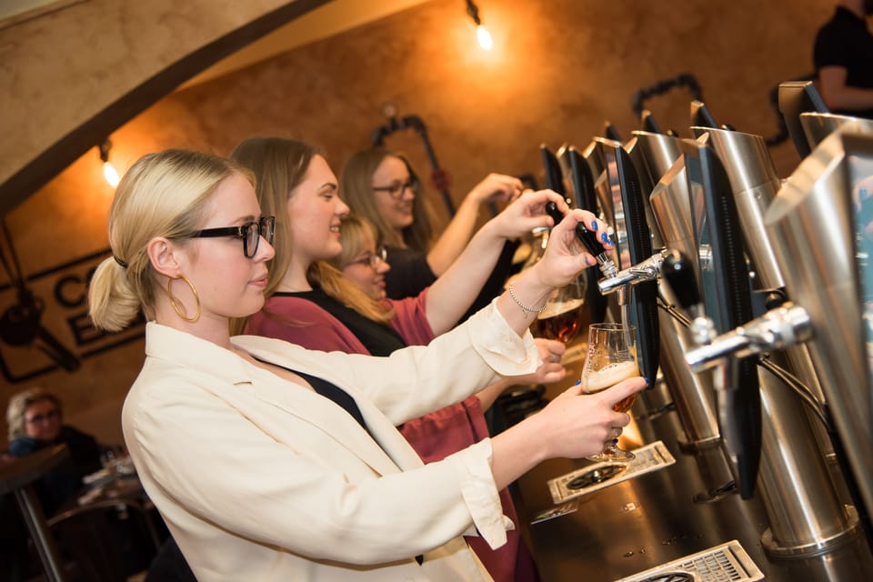 Prague: Self-Pour Czech Beer-Tasting Experience - The pub atmosphere: cozy, playful, and mostly no-pressure