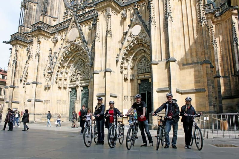 Prague: Small Group or Private Bike City Tour - Getting started at Na Poříčí: bikes, safety, and quick confidence
