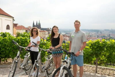 Prague: Small Group or Private E-Bike City Tour - Meeting at Hotel Grandior, then testing the bike