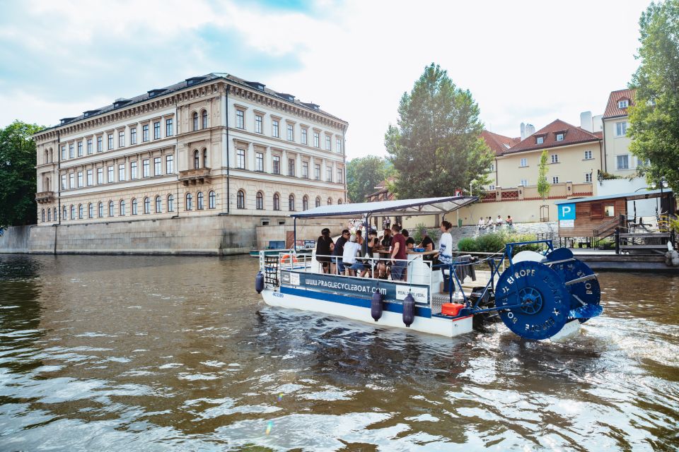Prague: Swimming Beer Bike on A Cycle Boat - Pedaling and seating: adjustable comfort for a 90-minute ride
