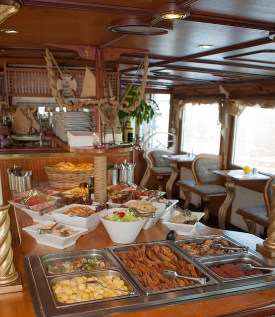 Prague: Vltava River Evening Dinner Cruise - The long Vltava stretch: eating, watching, and passing through the lock