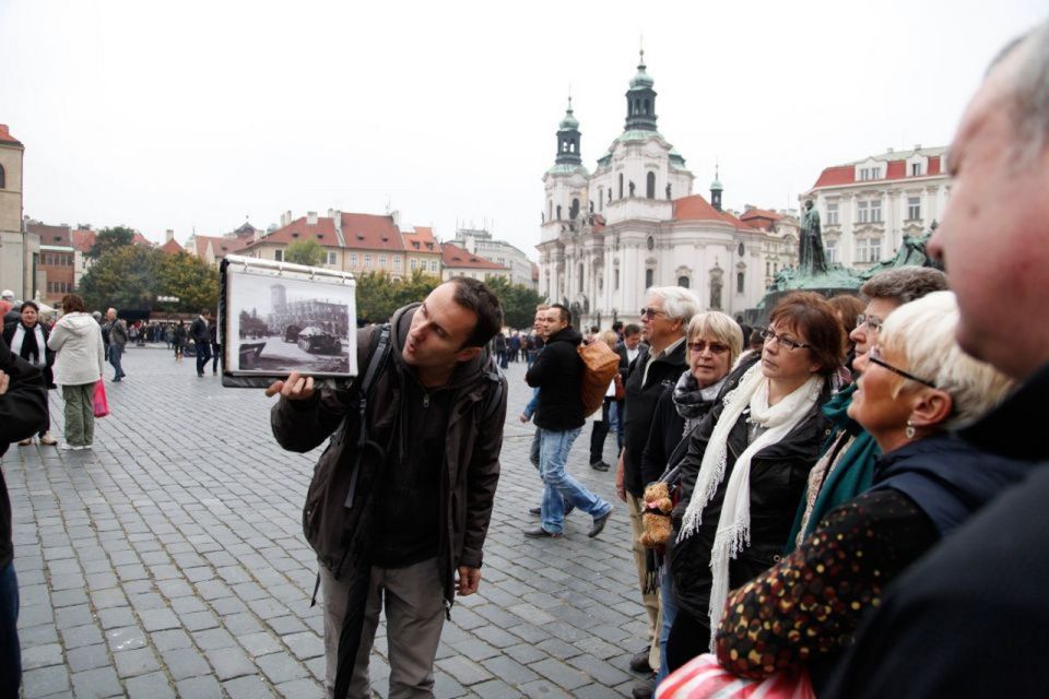 Prague: WWII Guided Tour & The Crypt of Operation Anthropoid - Getting around for 150 minutes: pace, transit ticket, and what to wear