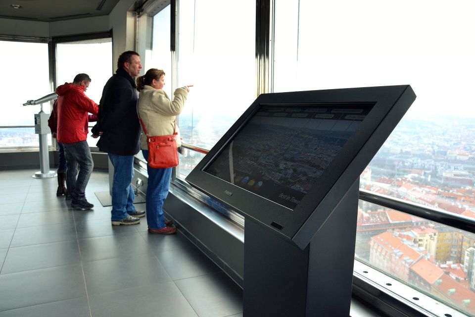 Prague: Žižkov TV Tower Observatory Entry Ticket - 93 meters up: what the view feels like in real life