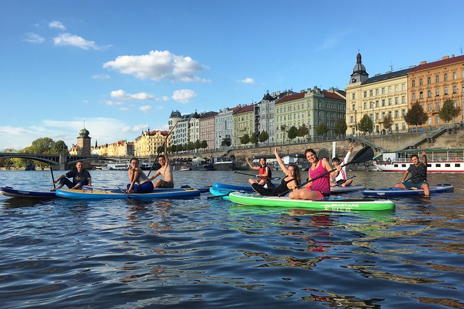 Stand-Up Paddleboarding on the Vltava River in Prague - Meeting at Yacht Club CEREPodolské Nábřeží: Easy to Find, Easy to Start
