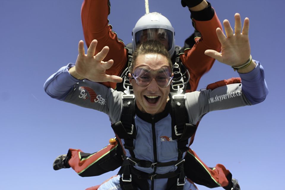 Tandem Skydiving Adventure in Prague - Landing and wrap-up: certificate in hand, reality back on feet