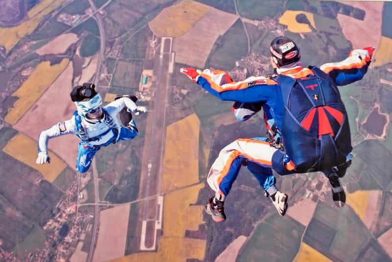 Tandem Skydiving Adventure in Prague - The transport gap: Prague to the airfield takes real time