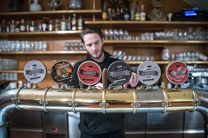 The Castle Side Breweries & Pubs small-group with PragueWay - U Černého vola: black lager pub and a real snack break
